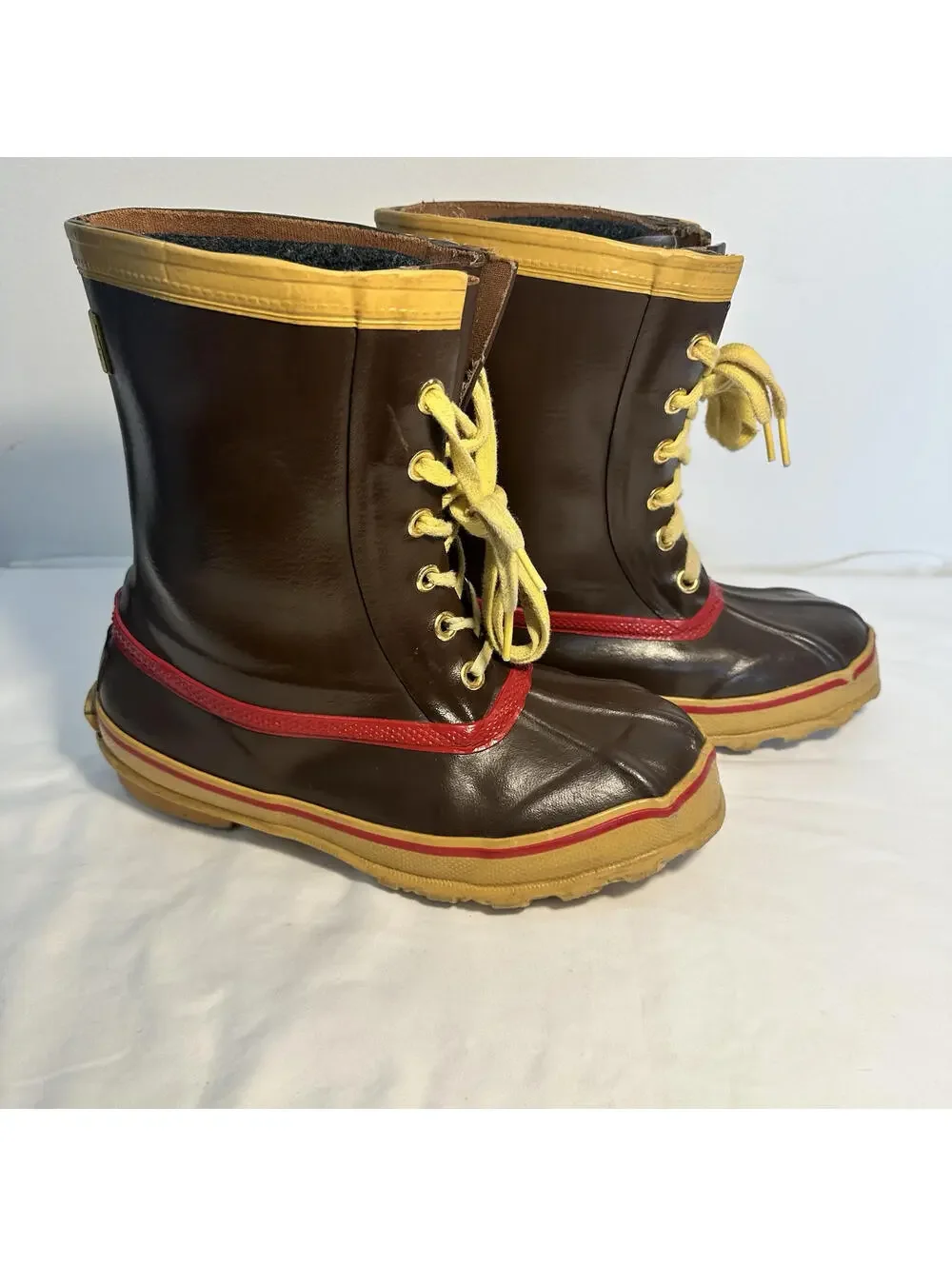 Rod & Gun Waterproof/Insulated Rubber Boots Size 5 Hunting/Fishing Steel Shank